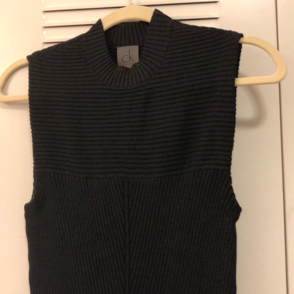 Calvin Klein black stretch dress Size S